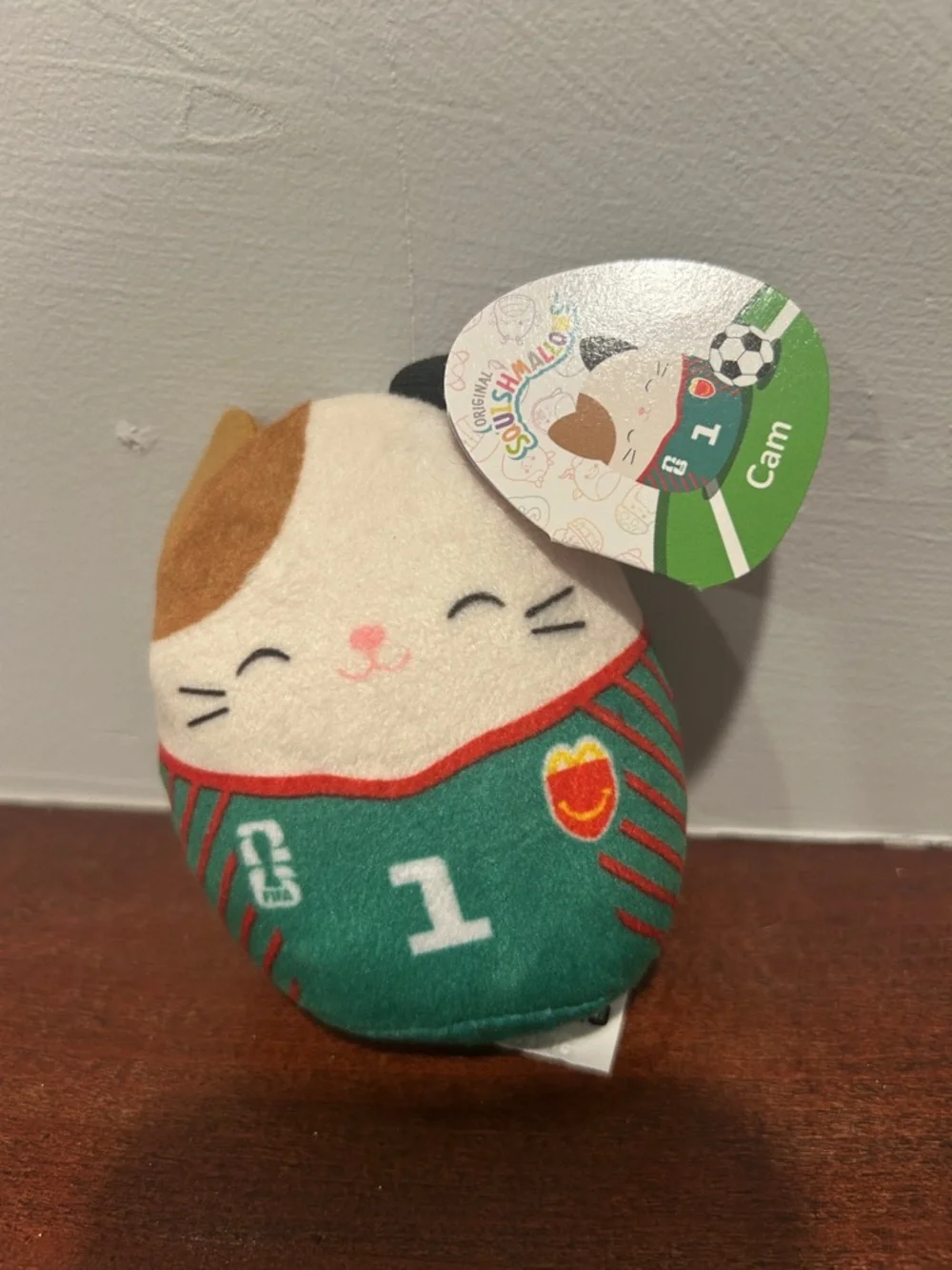 McDonald’s Squishmallows FIFA World Cup 2026 Plush Toy #11 CAM the Cat